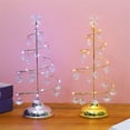 thumbnail image 3 of Bearachild Árbol de Navidad LED luz nocturna hogar dormitorio Navidad luz nocturna decoración jardín iluminación ornamento Kits de decoración para fiestas luz blanca plateada L Bearachild HA008114-03B, 3 of 6