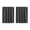 thumbnail image 2 of 30"x24" Half Window Curtain, Rod Pocket Kitchen Curtain, Short Blackout Curtain for Small Window, 2 of 4