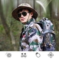 thumbnail image 4 of Coofit Bucket Hat Creative Camouflage Style Sun Hat Summer Hat for Outdoor Fishing, 4 of 6