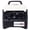 Black White + Aluminium, variant on Portable Inverter Generator 1200W Ultra-Quiet Gas Engine for Camping, EPA Compliant Eco-Mode Backup Power with Lightweight Aluminium Design