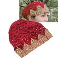 thumbnail image 4 of Turban Musulman, Foulard Floral pour Femmes Hijab Musulman Respirant Extensible Design Bandeau pour Femmes Filles, 4 of 8