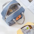 thumbnail image 4 of 1 Uds. Los estudiantes llevan una bonita bolsa térmica de tela Oxford, bolsa de almuerzo para llevar las comidas al trabajo, 4 of 5