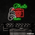 thumbnail image 4 of Craftnamesign Photo Studio Neon Sign, Photographer Gifts, Photo Shop Decor, 4 of 4