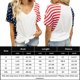 thumbnail image 3 of Camiseta De Verano Camiseta básica para mujer, ajuste holgado, moda, causal, vacaciones, vacaciones (blanco S) Cgtredaw Para estrenar, 3 of 6