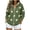 Army Green, variant on Women’s Loose Fit Star Print Full Zip Hooded Jacket Long Sleeve Outerwear With Pockets Fall Winter Everyday Casual Travels Clothing