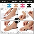 thumbnail image 6 of Cut Bunion Corrector Kinesiology Tape, Elastic Breathable Latex-Free Toe Support Strips, Self-Adhesive Hallux Valgus Corrector for Walking, 6 of 7