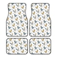 thumbnail image 1 of Balery Farm Roosters Juego de 4 Alfombrillas para Auto, Revestimientos de Caucho Resistente, Diseño Antideslizante, 1 of 7