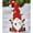 A, variant on Summer Christmas Metal Decoration Garden Stakes Gnomes Planting Ornaments Iron Floor insert