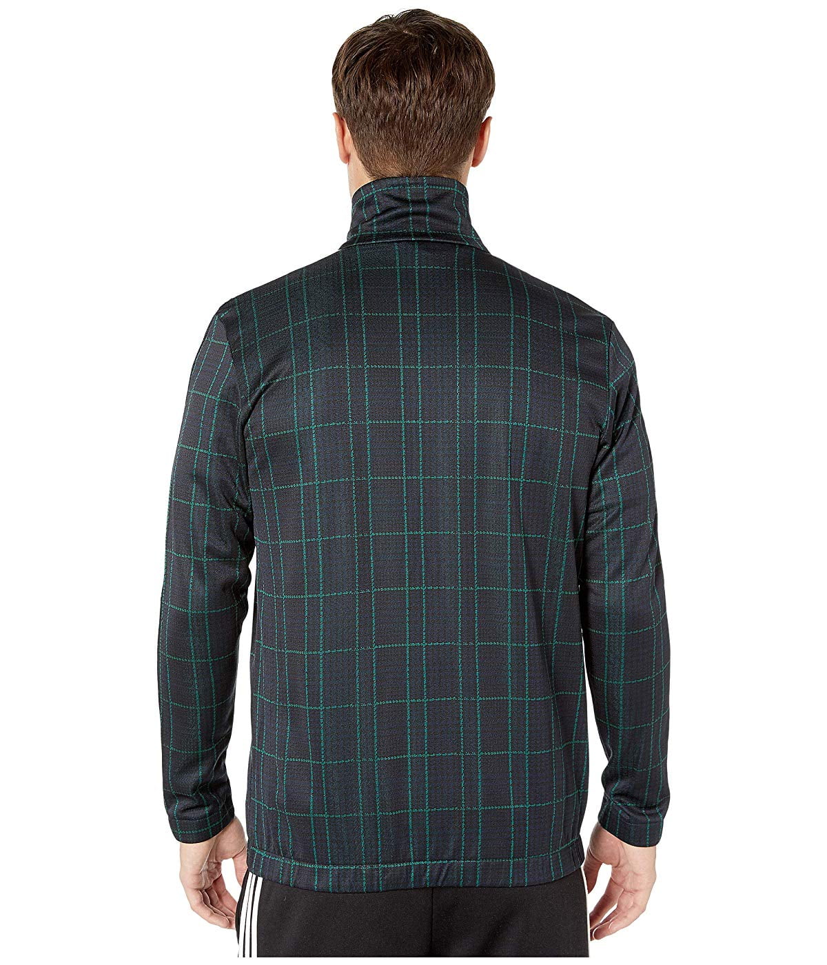 adidas Originals Mens Tartan Zip Track 