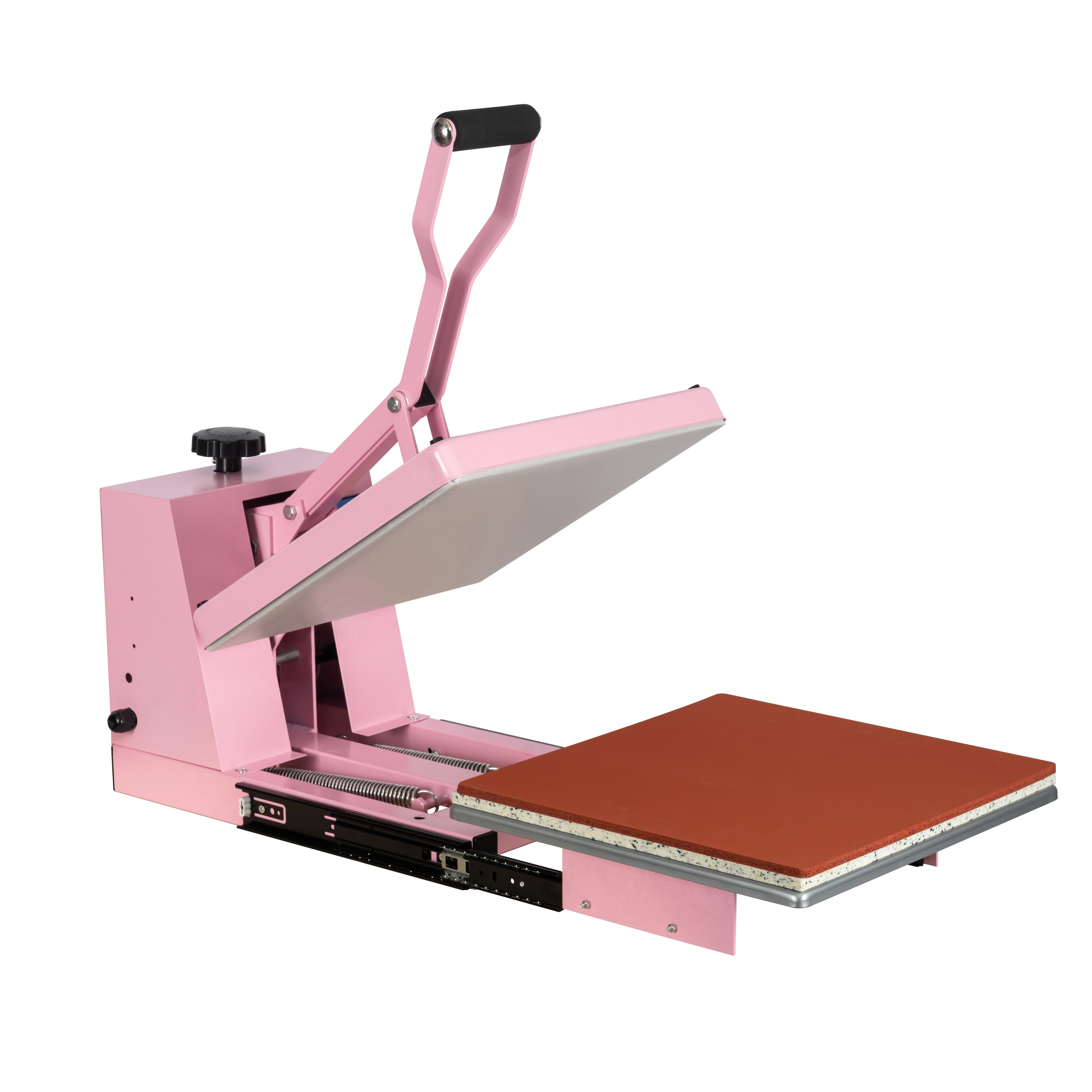 Aukfa 15"x15" Heat Press Machine for T-Shirt,Power Heat Press Machine,Pink