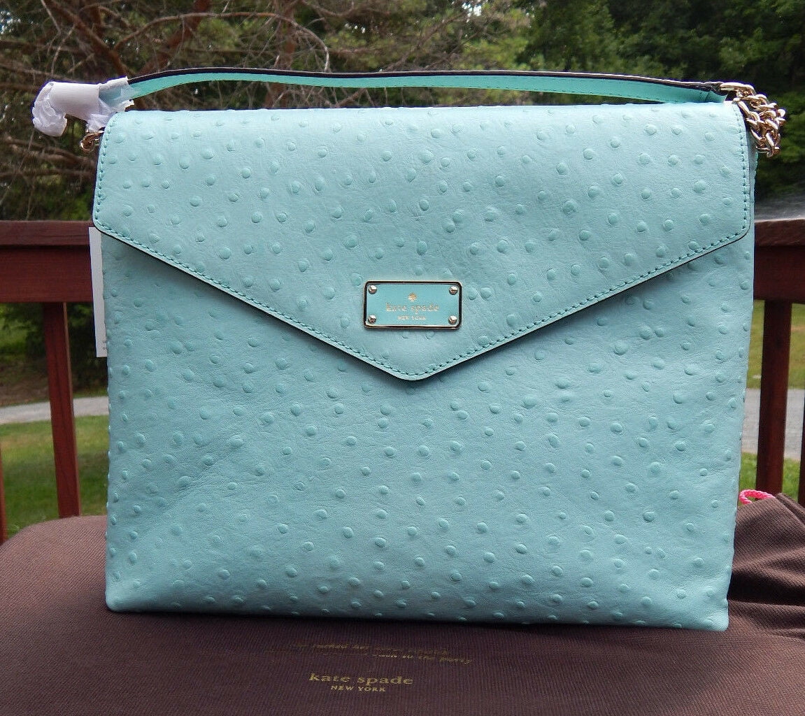 kate spade new york a la vita ostrich leena  WKRU3125  robins egg