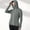 Dark Gray, variant on Drovellove Women's Full Zip Hooded Sun Protection Jacket with Detachable Face Mask | Long Sleeve Thumb Hole Rash Guard for Hiking, Fishing