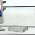 thumbnail image 6 of Vacemry Under $5 Wide Desktop Organizer, Stackable Acrylic File Tray for Office Supplies, Multi-Compartment Paper Storage Box, Transparent Document Sorter for Desk Organization, 6 of 7
