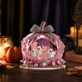 thumbnail image 6 of Pink Halloween Decor Cute Ghost Pumpkin Statue for Indoor Tabletop Display Perfect for Bedroom Desk Or Shelf Decoration 1 Pack with Stand, 6 of 8