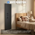 thumbnail image 2 of 53.15" Wall Gun Cabinet, Biometric Fingerprint Hidden Gun Safe With Dual Alarm System And Silent Mode, Gun Safes 3 Adjustable Shelves, Magnetic Slot And Key Hook, 2 of 11