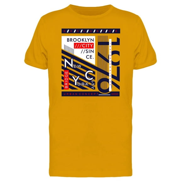Brooklyn Nyc Typography Urban Tee Men's -Image by Shutterstock