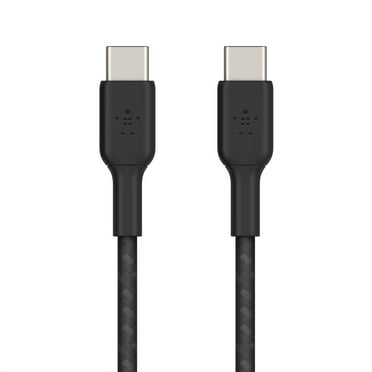 Belkin 5ft Braided USB-C to USB-C Cable  W/ Strap, Cable for iPhone 16 , 15 Models and More - Black