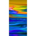 thumbnail image 3 of Tripp 11x18 Black Modern Framed Museum Art Print Titled - Sunset Waves I, 3 of 5