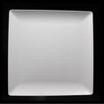 thumbnail image 5 of Crown Display 10.25 inch Disposable Square Linear Plastic Plates Wedding Dinner Plate - White (40 Pack), 5 of 8