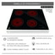 thumbnail image 5 of Parrilla de VITROCERAMICA empotrable de 4 quemadores a 220v Supra Supra Parrilla empotrable de vitrocerámica, 5 of 5