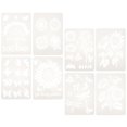 thumbnail image 3 of 8PCS Sunflower Painting Stencils – Durable, Washable & Reusable DIY Drawing Templates for Home Decoration and Craft Projects, 3 of 3
