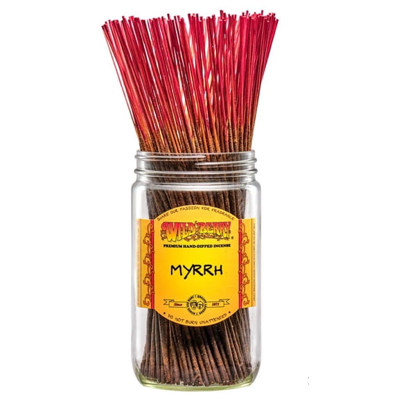 Wildberry Incense Sticks, 100 Sticks - Myrrh