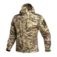 thumbnail image 2 of Hsovts Men Tactical Military Softshell Jackets Hooded Fleece Lined Waterproof Windproof Coat Outdoor Hiking Winter Fall Apparel Bronze M, 2 of 4