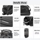 thumbnail image 4 of Bolsa trasera RZAHUAHU para bicicleta 3 en 1 ampliable 18 L negra, 4 of 7