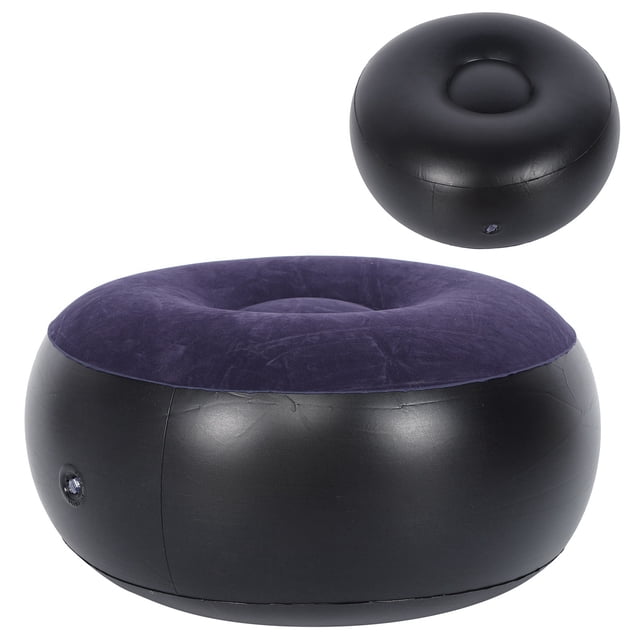 Taburete redondo inflable, silla de camping portátil para exteriores, taburete de camping, silla de camping de mayor durabilidad