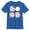 Royal Blue, variant on Men's Pokemon Clefairy Evolution Graphic Tee Light Blue 3X Large