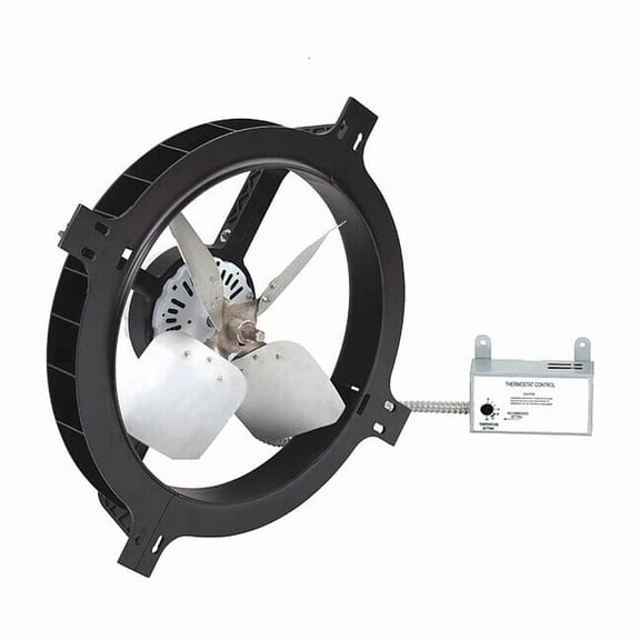 Dayton 1650 CFM Gable Mount Attic Fan, 120V 10W197