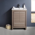thumbnail image 6 of Fresca Allier Rio 24" Ash Gray Modern Bathroom Cabinet w/ Sink, 6 of 7
