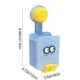 thumbnail image 3 of Organizador de baño de pared, bonito organizador con forma de globo ocular, multicompartimento, resistente al agua, de plástico, con ventosa, opciones en azul y rosa, para guardar cepillos de dientes, 3 of 6
