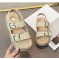thumbnail image 4 of Unisex-Child Slide Sandals Adjustable Double Buckle Beach Shoes for Girls and Boys, 4 of 7