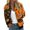 Black07, variant on Witch Print Jacket for Women Halloween Party Pilot Jacket Ghost Jackets Spooky Horror Print Windbreaker Green S