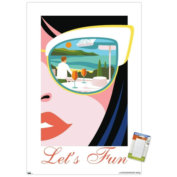 The White Lotus - Let's Fun Wall Poster, 14.725" x 22.375"