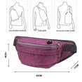 thumbnail image 1 of Monedero De Nylon Para Caminar Y Correr Al Aire Libre Monedero Para Correr A Prueba De Salpicaduras De Ocio Multifuncional - Negro, 1 of 2