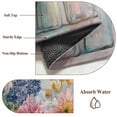 thumbnail image 5 of Retro Flower Large Area Rugs 5x8 ft Oil Painting Watercolor Colorful Floral Vintage Washable Rug Non Slip Indoor Carpet Absorbent Floor Mat for Living Room Bedroom Dining Room, 5 of 9