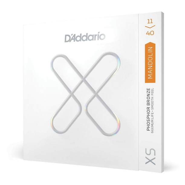 Cuerdas para mandolina D'Addario XS, bronce fosforado, 8 cuerdas