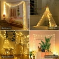 thumbnail image 5 of Star Lights Star String Lights 33Ft 80 LED Star Fairy Lights Battery Operated Waterproof Indoor Outdoor Twinkle Christmas Lights for Bedroom Party Wedding Xmas Tree Decoration(Warm White), 5 of 7