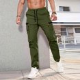 thumbnail image 4 of Men's Cargo Pants Elastic Waist Lightweight with Pockets for Hiking, 4 of 8