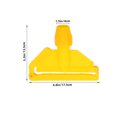 thumbnail image 2 of Raindrops Mop Head Clips Yellow For Households 2Pcs, 2 of 7