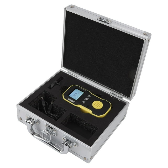 Detector de oxígeno portátil USB de 0 a 30 % vol., 5 V, con pantalla LED retroiluminada de 1,7 pulgadas.