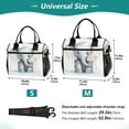 thumbnail image 2 of Elephant Ice Cream Cooler Bag Lunch Bag Soft Cooler Cooling Tote Insulated Lunch Box for Adult Men Women, 2 of 6