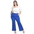 thumbnail image 1 of Pantalón pierna ancha Roman Fashion /Tallas extras, 2202 (Azul rey) azul 42, 1 of 6
