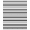 Black And White, Pattern 2, variant on ODIKA 8'x10' Washable Area Rug Non-Shedding, Easy Care, Stripe Balanced Front Decorative Crisp Even Width Band Striped for King Size Bedroom Under Bed, Master Suite