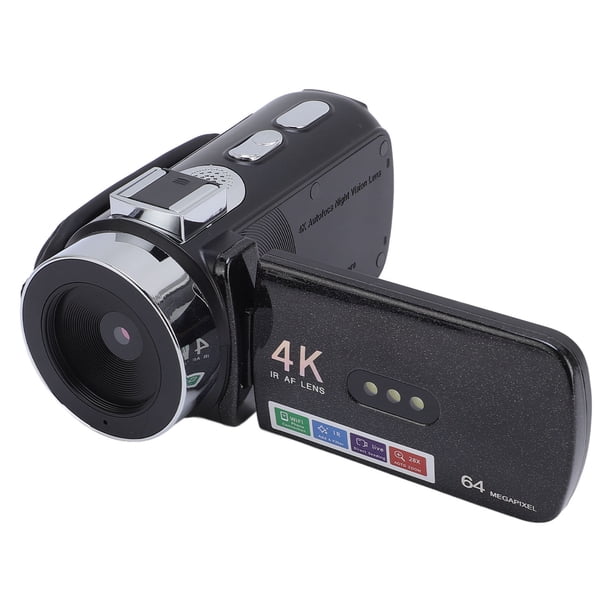 Cámara De Vídeo, Cámara De Vídeo Digital Enfoque Automático Zoom Digital 28X Rotación De 270 Grados Con Luz Blanca LED Para Viajes