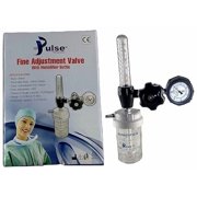 STEPWELL FA Valve Oxygen Flow Meter with Regulator & Humidifier Bottle (1 Year Warranty)