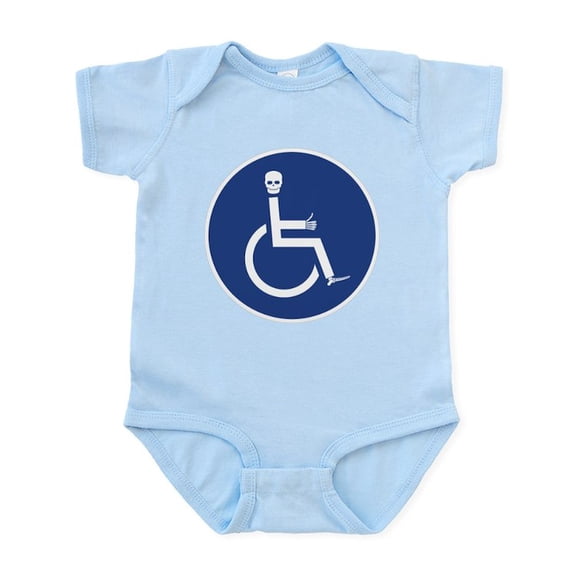 CafePress - Wheelchair Infant Bodysuit - Baby Light Bodysuit, Size Newborn - 24 Months