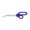 blue-Z2, variant on Long Handle Toenail Scissors - 8.25" Ergonomic Stainless Steel Pedicure Cutter with Angled Blade & Turquoise Grip - Professional Nail Care Tool for Men & Women